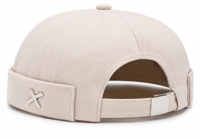 Beanie zonder Klep - Pet - Zon - Hoedje - Wit
