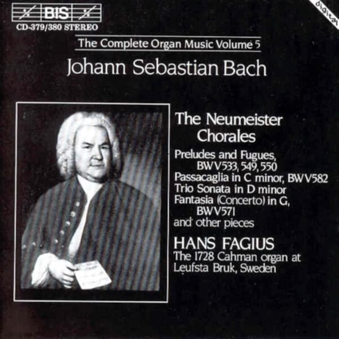 Hans Fagius - J.S. Bach: The Complete Organ Music Vol 5 (2 CD)