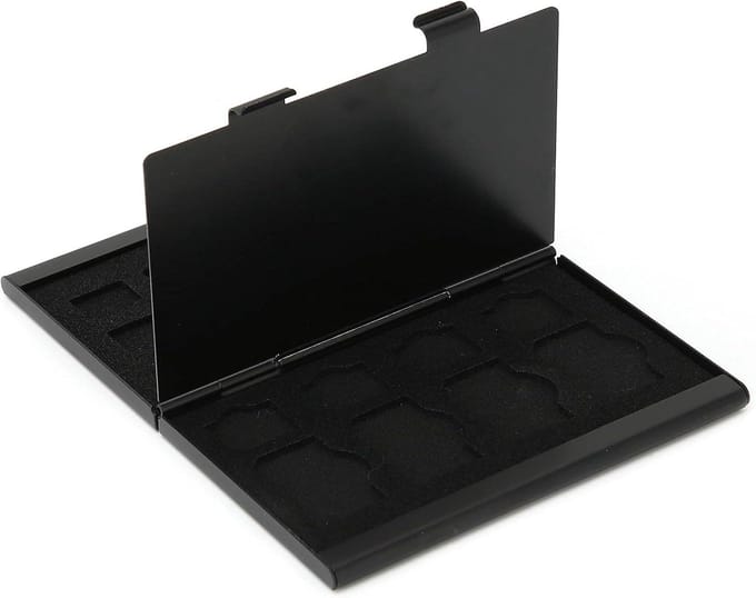 SIM-kaartbehuizing - Kaarthouder Organizer - Reisopslag - Antimagnetisch Stofdicht - 93 x 6 x 11 cm - Zwart