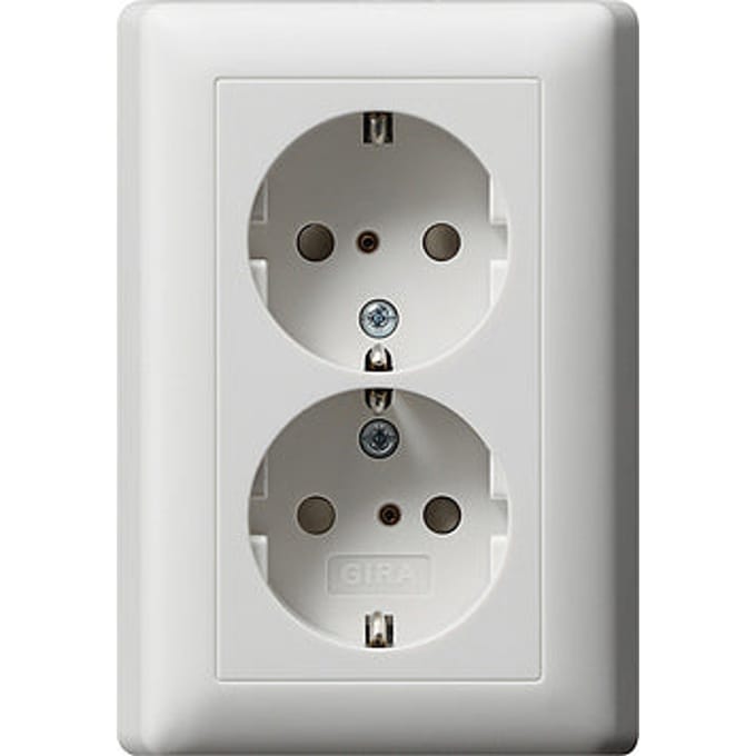 Gira wandcontactdoos systeem 55 (WCD-schakelmateriaal) - 078327 - E2FX6