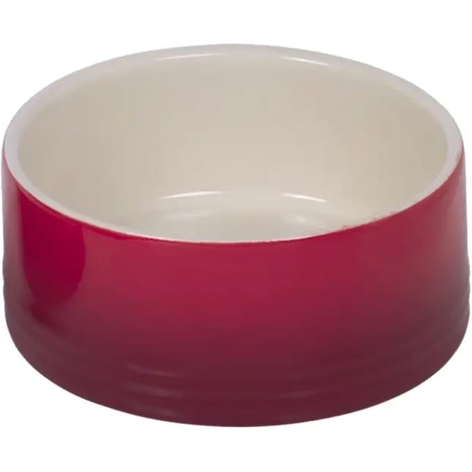 Nobby Keramische kom Gradient, 0,55 L, rood