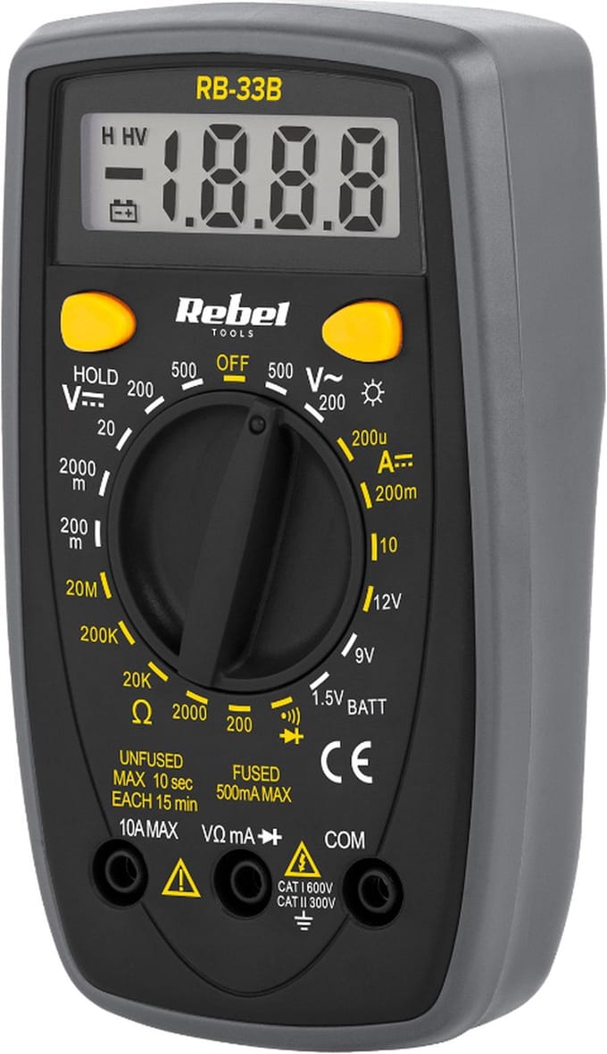 Digitale multimeter Rebel - Tot 500V