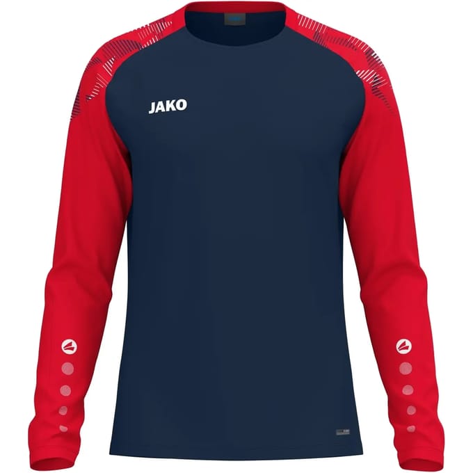 Jako Sonic Longsleeve Heren - Marine / Rood | Maat: S