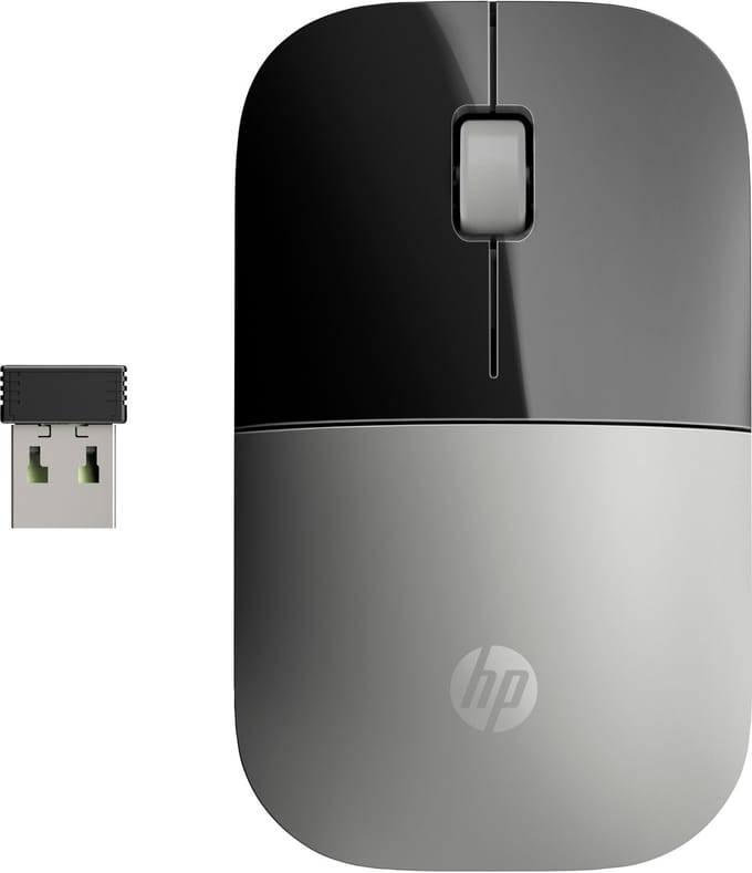 HP Z3700 - Draadloze Muis - Zwart en Zilver