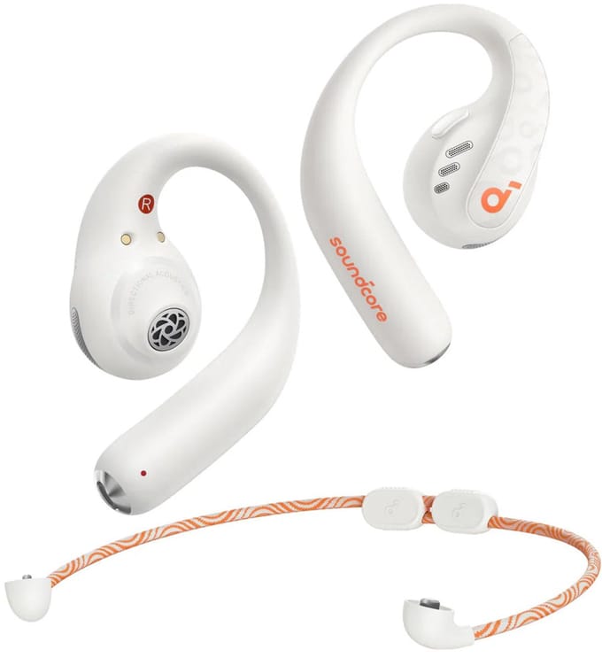 soundCore AeroFit Pro Open-Ear Oordopjes - Met Nekband - Wit
