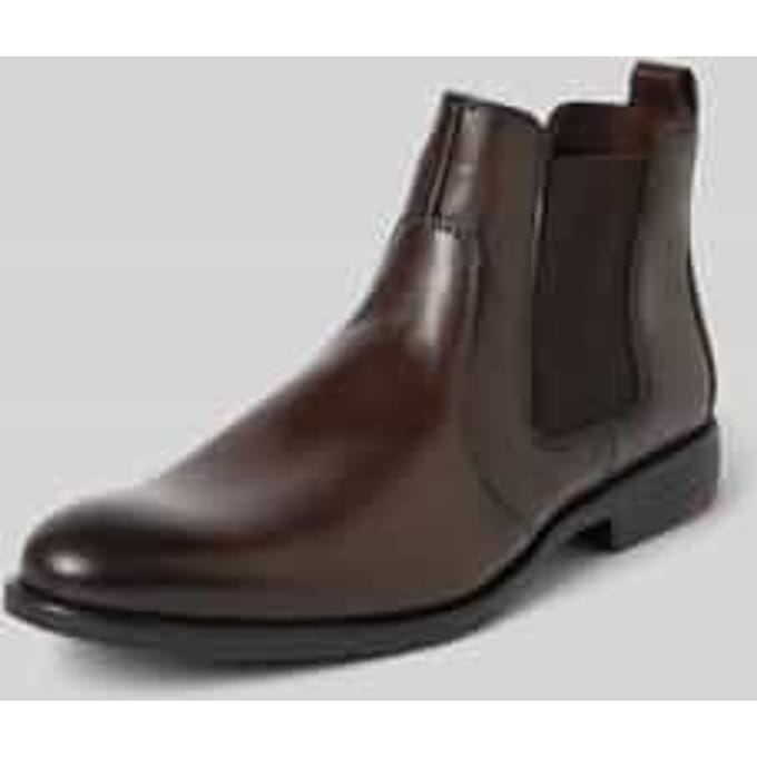 Chelsea boots van leer met treklus, model 'EEZY'