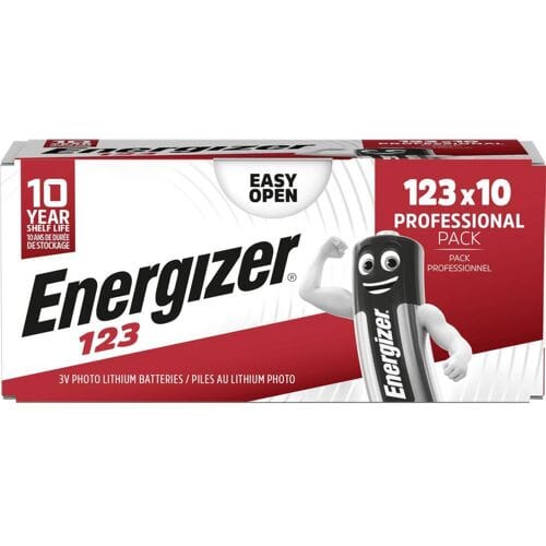 Energizer CR123 Fotobatterij Lithium 10 stuk(s)