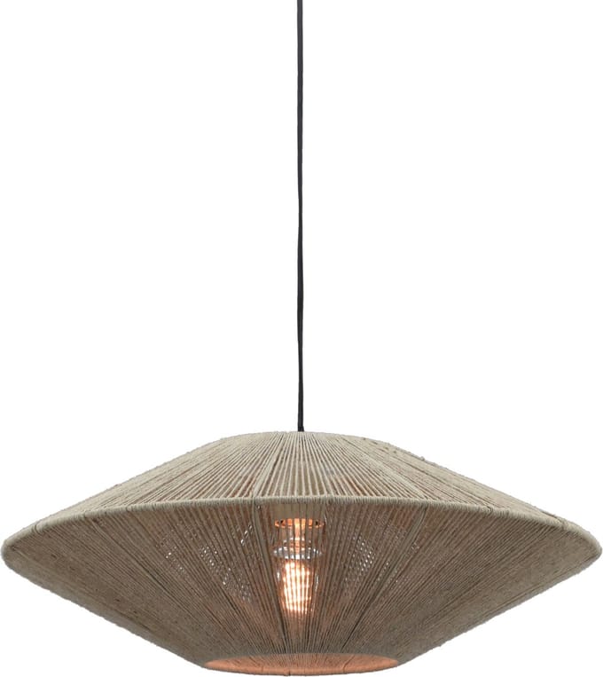 Hanglamp Owen medium naturel jute - Ø 50 cm