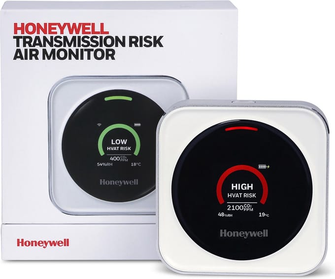 Honeywell Transmission Risk CO2 Air Monitor