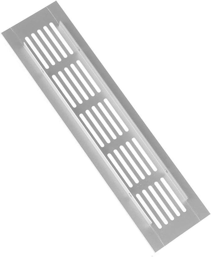 Ventilatierooster - Geperforeerd blad - Ruimtes ventileren - Aluminiumlegering - 15cm tot 50cm - Zilver
