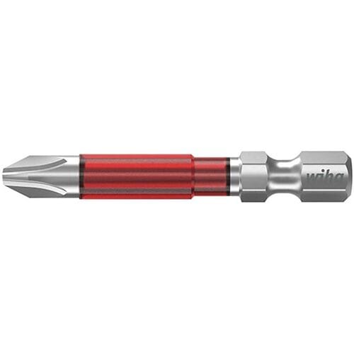 Wiha 42120 Kruis-bit Aandrijving: 1/4 (6,3 mm) Uitvoering: Kruiskop Phillips PH 3