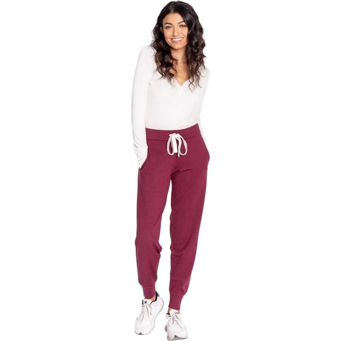 PJ Salvage Dames/Dames Joggers met hoge taille (Bordeaux)