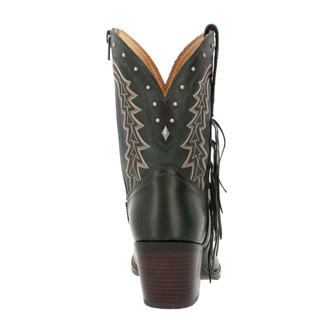 Durango Crush Bootie Leather Vrouwen Laarzen Saddle Brown/Denim Blue
