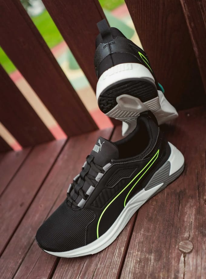 Puma Disperse Xt zwart groen grijze herensneakers - 6.5
