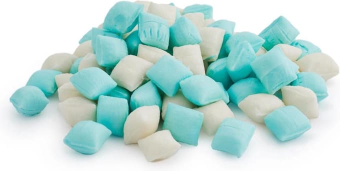 vruchten - kussentjes - blauw-wit - voor - doop - geboorte - babyshower - kraamfeest