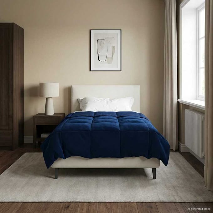 vidaXL - Winter - Duvet - 140 - x - 200 - cm - Winter - Microvezel - (100% - polyester)
