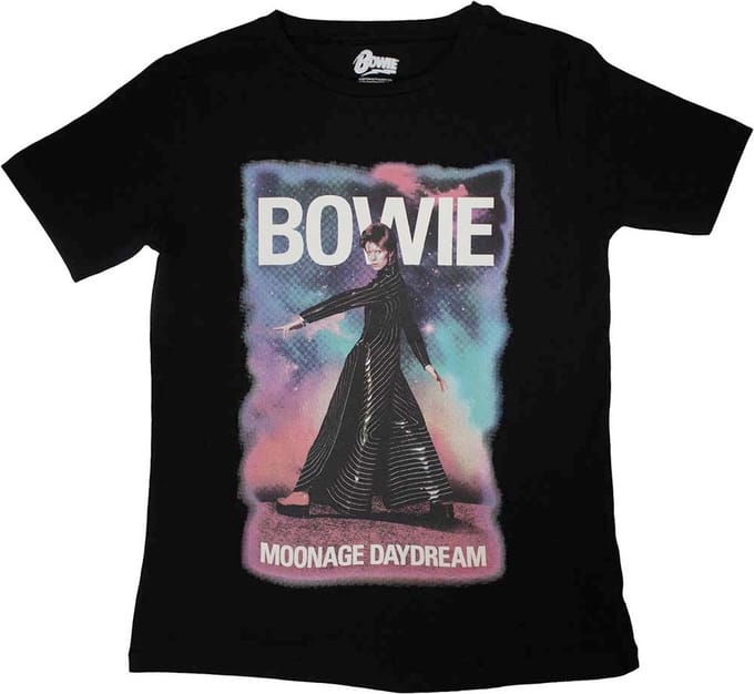 David Bowie - Moonage 11 Fade Dames T-shirt - S - Zwart