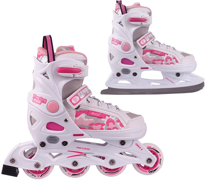 Mico Inline Skates Princess 2w1 PW-126B-8 - Maat 37-40