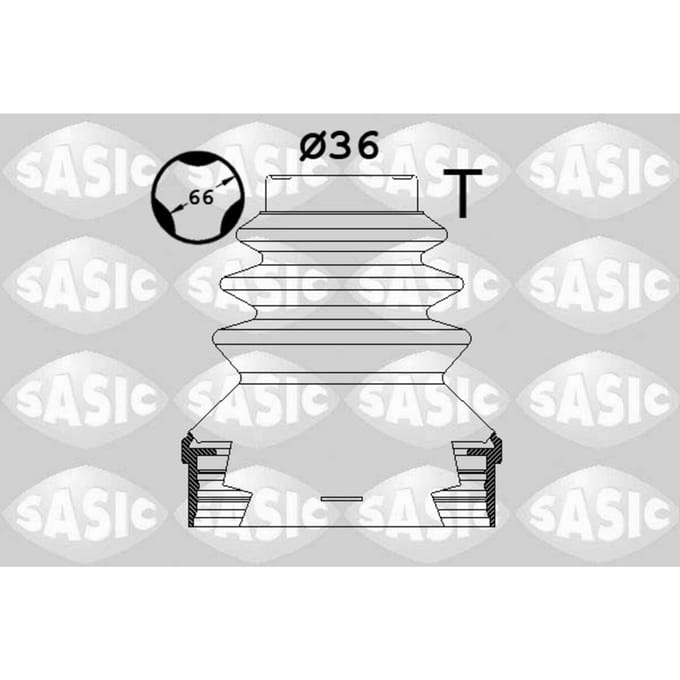 Balgenset, aandrijfas SASIC 1900036