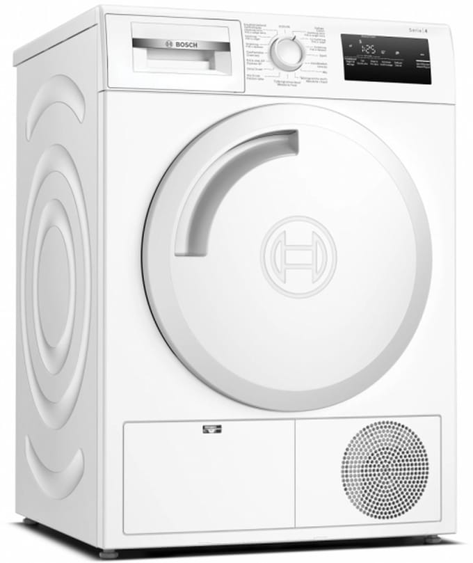 Bosch WTH83202FG - Serie 4 - Wasdroger - Warmtepompdroger - NL/FR display
