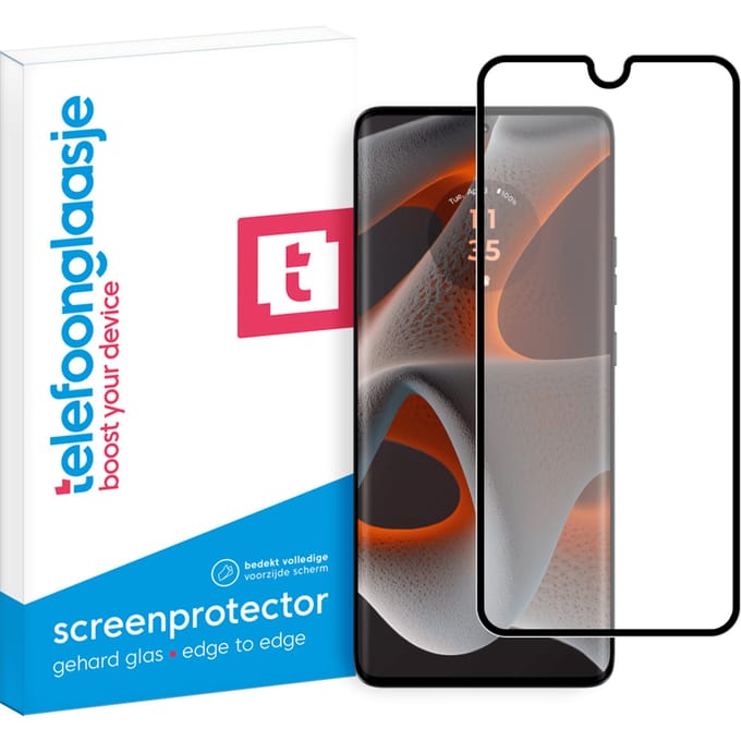 Motorola Edge 50 Pro screenprotector Edge to Edge