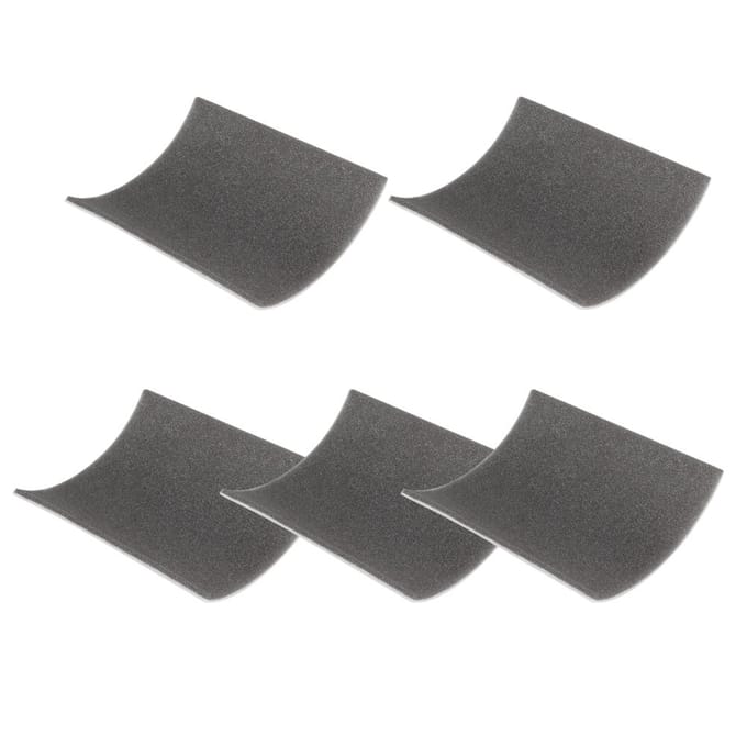 5 stuks Huishoudelijk Universeel Stofzuiger Motor Spons Filter Scherm Zeef Accessoire gray