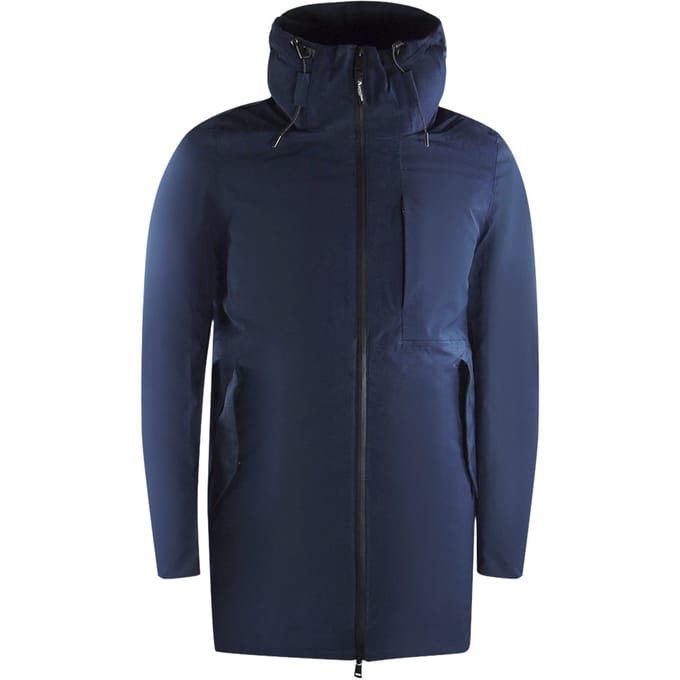 Aquascutum Active 3-way Parka Marineblauwe Donsparka Jas