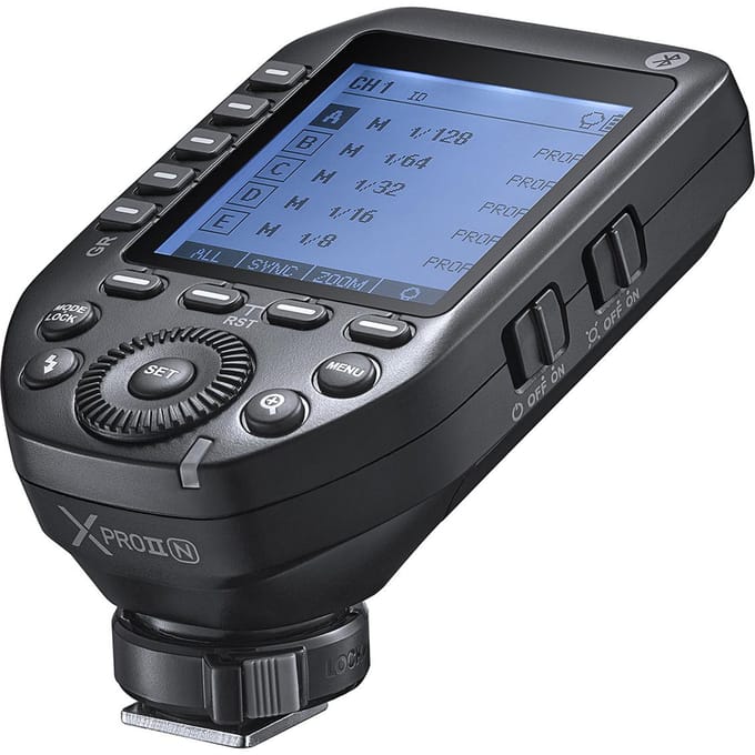 Godox XproIIL 2.4G draadloze flitstriggerzender TTL Autoflash 1/8000s HSS L LCD-scherm Nikon gray