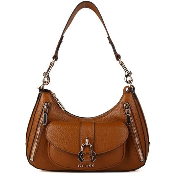 GUESS schoudertas Jessa Shoulder Bag Caramel bruine