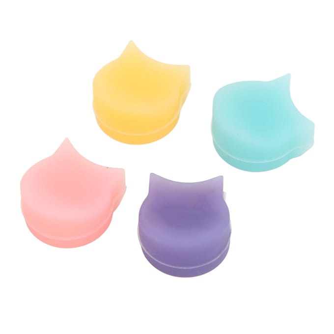 4 STUKS Kleurrijke Klarinet Duimsteun Siliconen Beschermer Kussen Blaasinstrument Accessoires beige