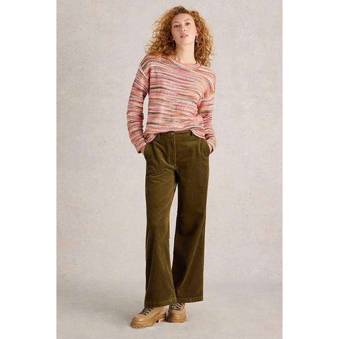White Stuff Rosie Space Dye Jumper Pink Multi Taglia: 18 | Maglioni a maglia Outlet | Donna | Rosa