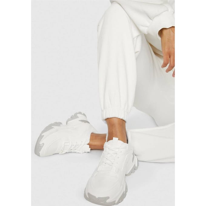 boohoo Dames Chunky Sportieve Trainers | White | Maat: 3