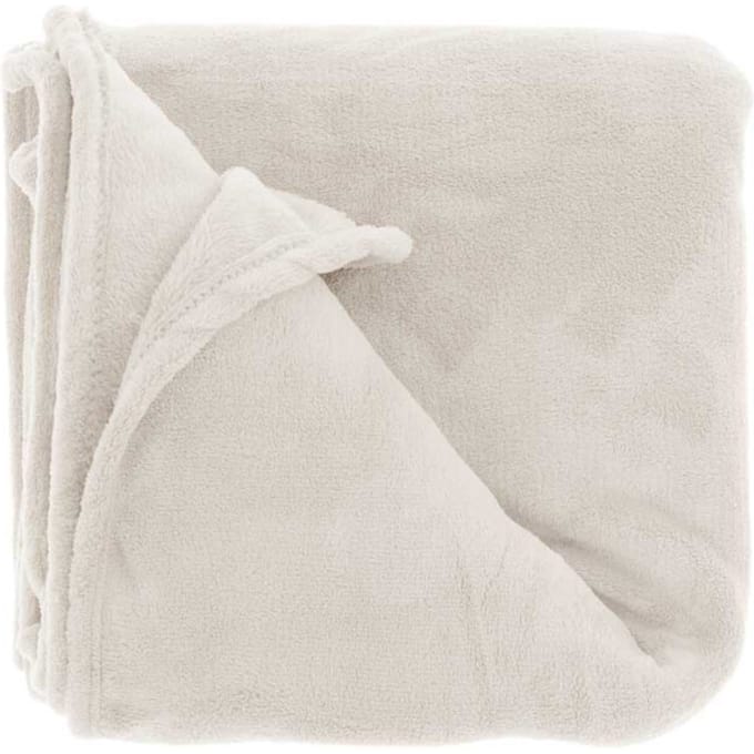 Unique Living - Plaid Bailey ECO 130x180cm White Tint