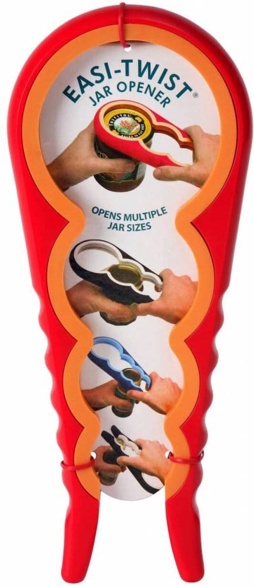 Wacky Practicals Easy Twist - Pot Opener - keukengerei - rood