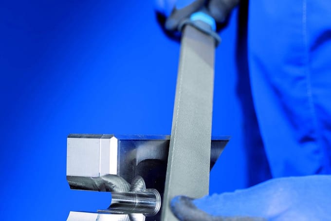 Platte Stomp Werkplaatsvijl 150 mm met Ergonomisch Heft