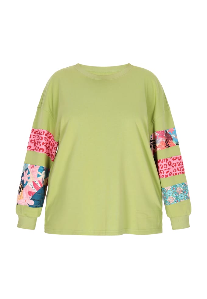 IZIA Plussize sweatshirt vrouwen Groen