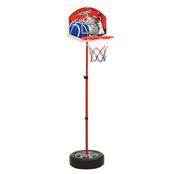 Vidaxl Basketbalspel Set Voor Kinderen, Verstelbaar, 120 Cm