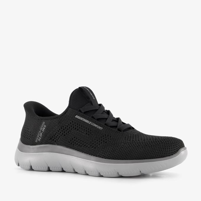 Skechers Slip-ins: Summits - Perfo heren sneakers zwart