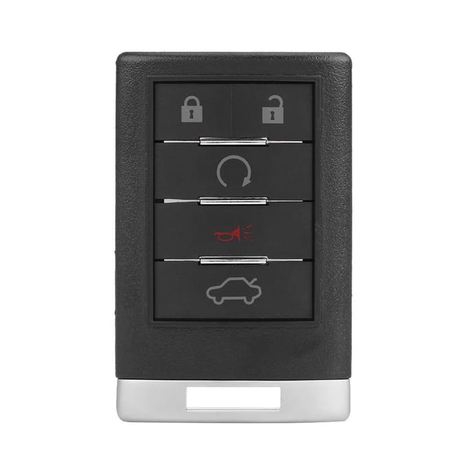 OUC6000066 Auto 5-knops Afstandsbediening Sleutel 315MHz Keyless Entry Fob voor Cadillac CTS 2008 2013 gray