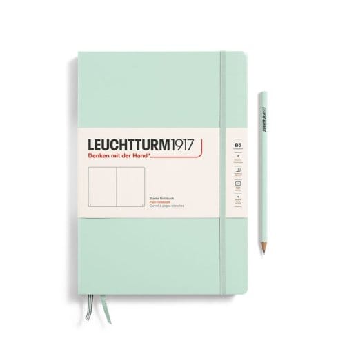 Leuchtturm1917 notitieboekje hardcover composition b5 blanco mint groen