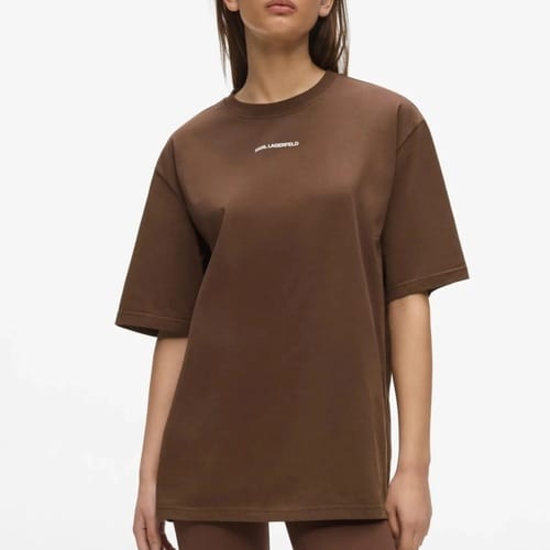 T-shirt Karl Lagerfeld B3w44018 Essential Contrast Tee