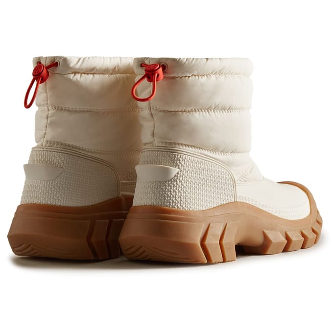 Hunter Intrepid Nylon Damesschoenen Wit Wilg/Gum Wellington Laarzen