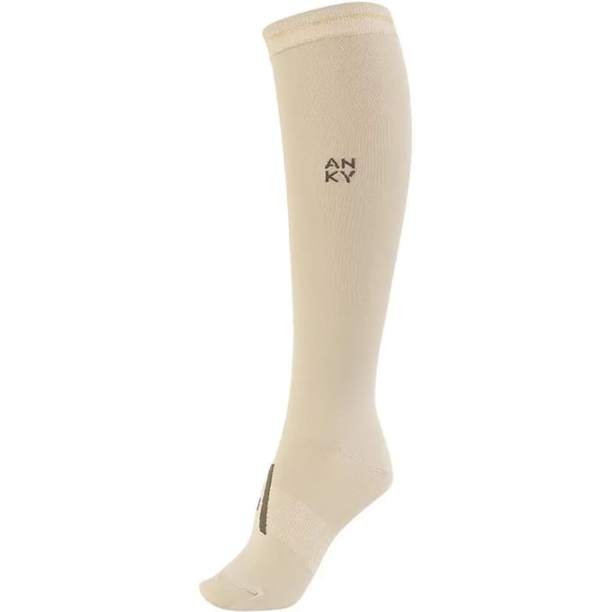 Anky Paardrijsokken Anky Technical Beige