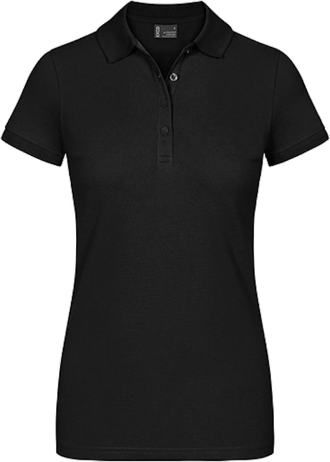 Damespolo 'Promodoro' met korte mouwen Charcoal - S