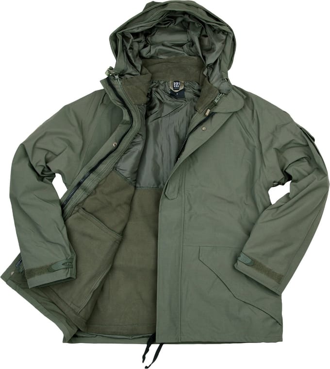 101 INC - Military parka (kleur: Groen / maat: M)