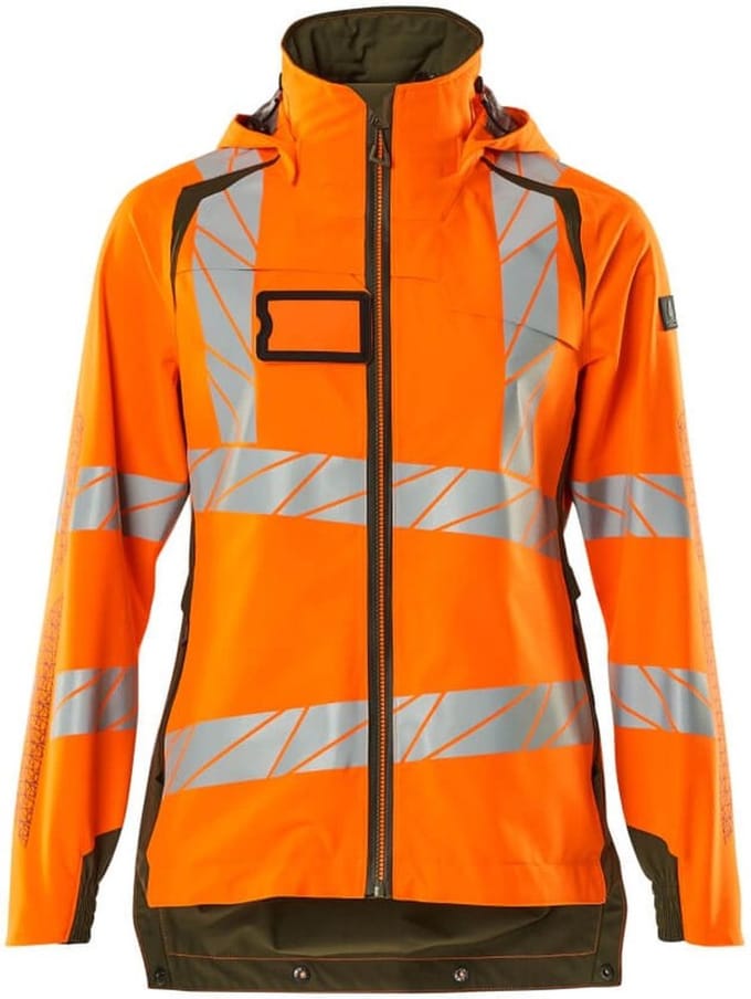 Mascot Accelerate Safe Shell jas 19011-449 - hi-vis oranje/mosgroen - 2XL
