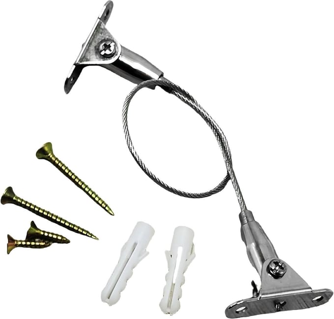 Möbelanker Set - Anti-tip straps - Kindveilige woning - Verstelbare bevestiging - 1 Set - Metaal