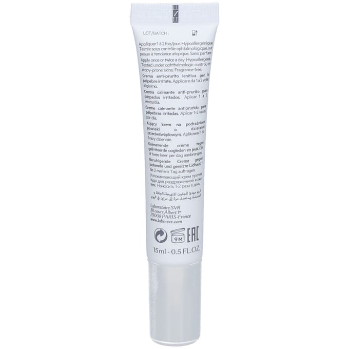 SVR Palpebral By Topialyse Eyelids Cream 15 ml