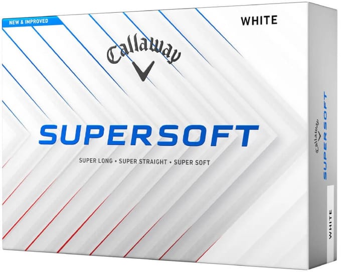 Callaway SuperSoft 2025 Golfballen - Wit - 12 Stuks