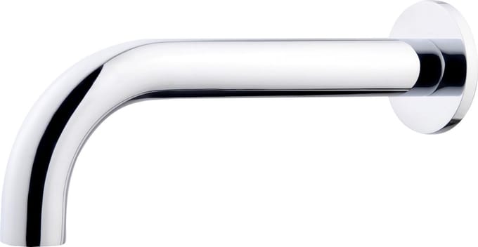 Wiesbaden Caral baduitloop rond 20 cm 1/2'' chroom